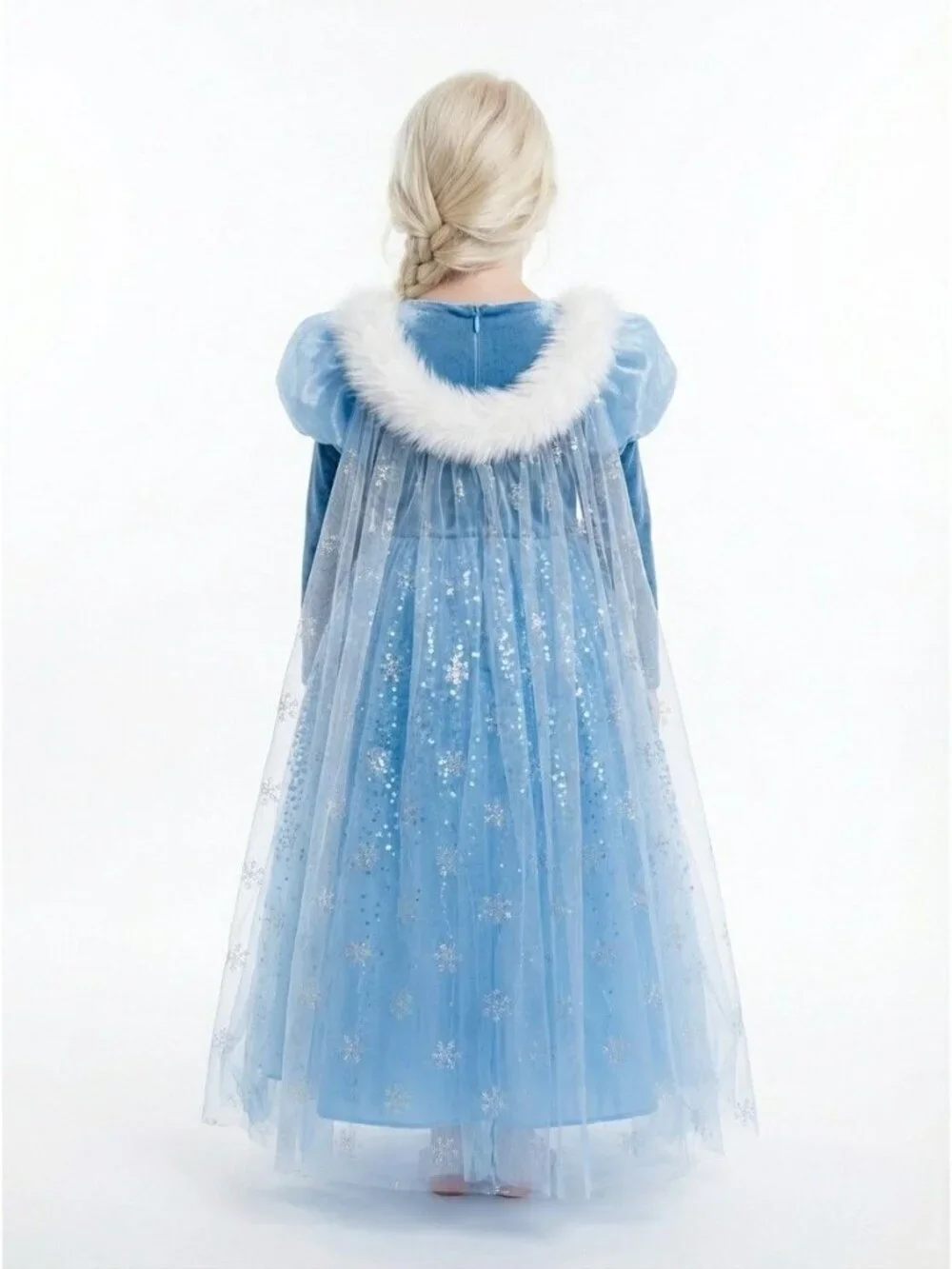 Girls Elsa Inspired Princess Dress Costume (Size 5)